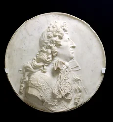 Porträtmedaillon von Ludwig XIV., ca. 1685